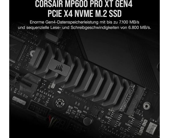 Corsair MP600 PRO XT 8 TB, SSD (black, PCIe 4.0 x4, NVMe 1.4, M.2 2280)