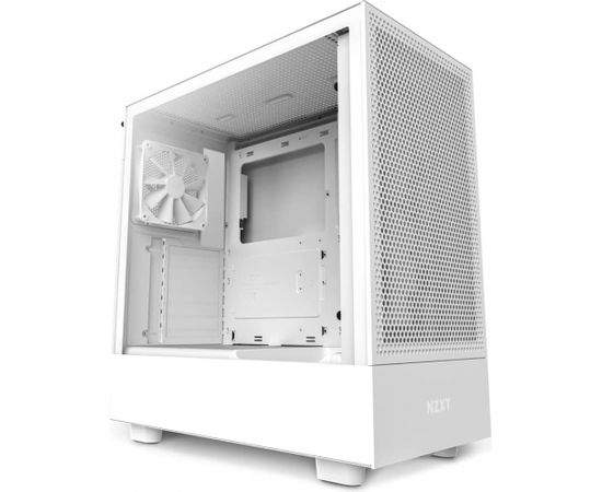 NZXT H5 Flow All White, tower case (white (matt), tempered glass)