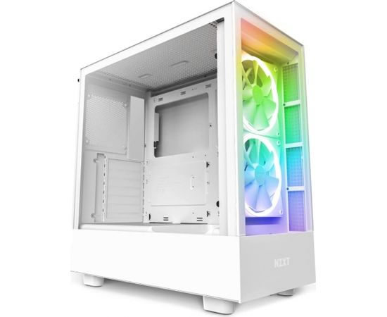 NZXT H5 Elite All White, tower case (white (matt), tempered glass)