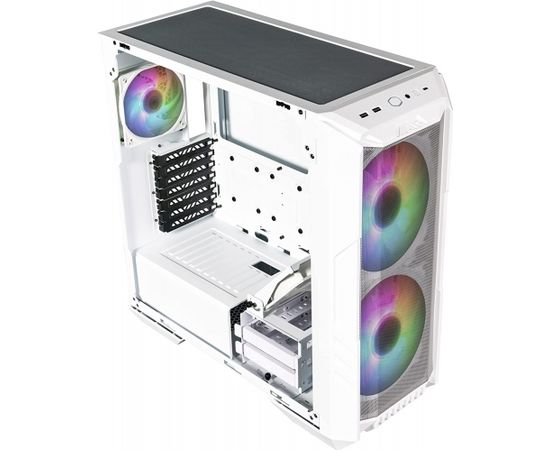 Cooler Master HAF 500 White, tower case (white, tempered glass)