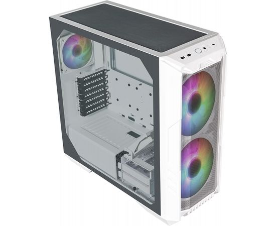 Cooler Master HAF 500 White, tower case (white, tempered glass)