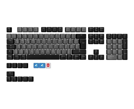 Sharkoon SKILLER SAC20, keycap (black, 115 pieces, ISO layout (DE))