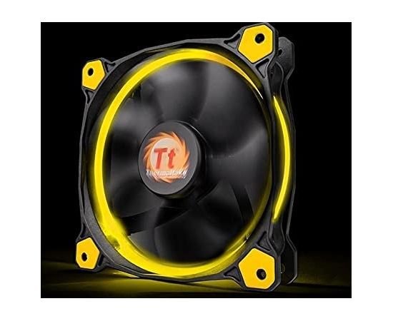 Thermaltake Riing 14 LED Yellow 140x140x25, case fan (black/yellow)