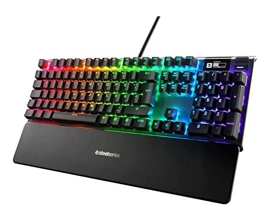 DE layout - SteelSeries APEX 7, gaming keyboard (black, SteelSeries QX2 Brown)