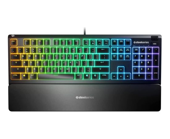 DE layout - SteelSeries APEX 3, gaming keyboard (black, rubber dome) Klaviatūras