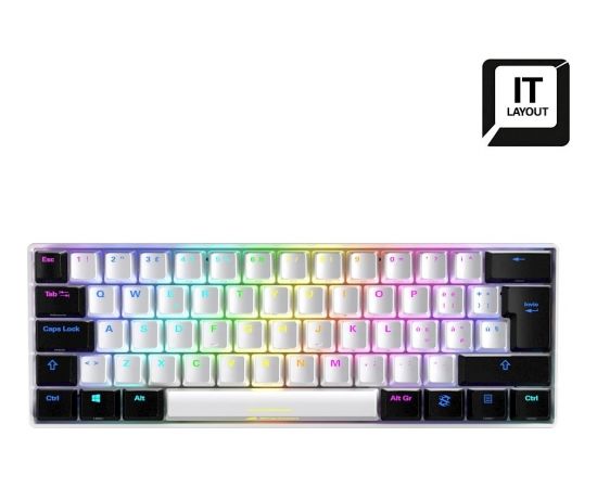 IT layout - Sharkoon SKILLER SGK50 S4, gaming keyboard (white/black, Kailh Brown)