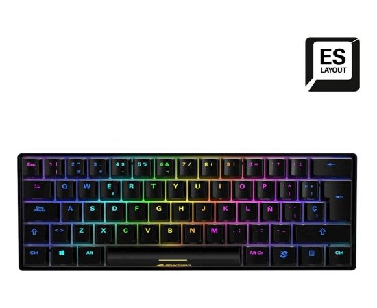 ES layout - Sharkoon SKILLER SGK50 S4, gaming keyboard (black, Kailh Red)