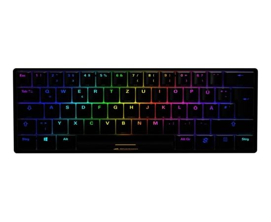 DE layout - Sharkoon SKILLER SGK50 S4, gaming keyboard (black, Kailh Brown)