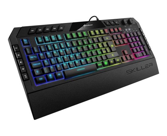 IT layout - Sharkoon SKILLER SGK5, gaming keyboard (black, rubber dome)