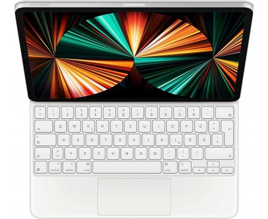 DE layout - Apple Magic Keyboard for 12.9 iPad Pro (5th generation), keyboard (white, scissor switch)