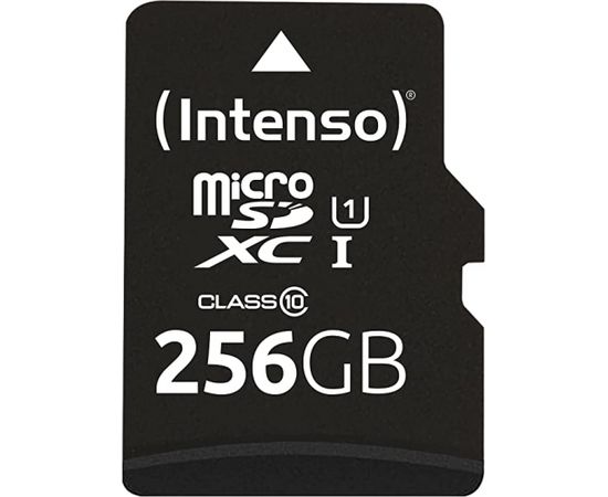 Intenso UHS-I Performance 256 GB microSDXC, memory card (black, UHS-I U1, Class 10)