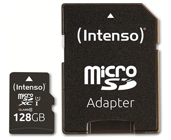 Intenso UHS-I Performance 128 GB microSDXC, memory card (black, UHS-I U1, Class 10)