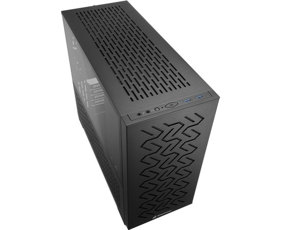 Sharkoon MS-Z1000, gaming tower case (black, tempered glass side panel)