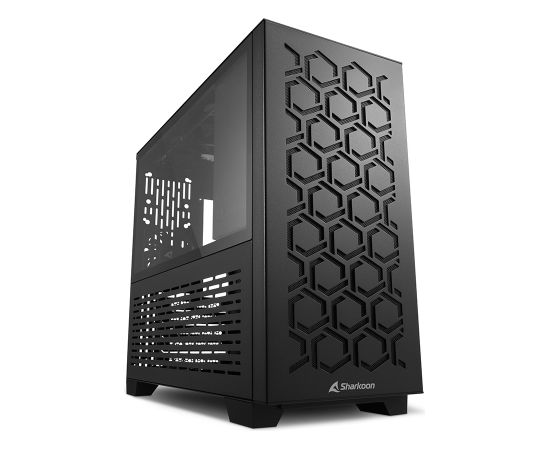 Sharkoon MS-Y1000, gaming tower case (black, tempered glass side panel)