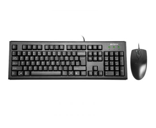 Keyboard set A4-Tech KM-72620D USB, US Black