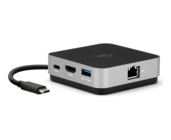 OWC USB-C Travel Dock E grey / black - 6 ports, 100W