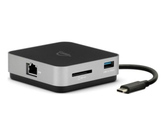 OWC USB-C Travel Dock E grey / black - 6 ports, 100W