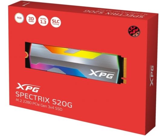 ADATA SSD 1.0TB XPG SPECTRIX S20G PCIe - M.2 2280 with heat sink