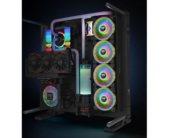 Thermaltake Riing Quad 14 RGB Radiator Fan TT Premium Edition Single Fan Pack, case fan