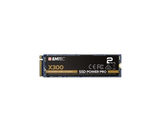 Emtec X300 M.2 SSD Power Pro 2 TB (M.2 2280, NVMe PCIe Gen 3.0 x4)
