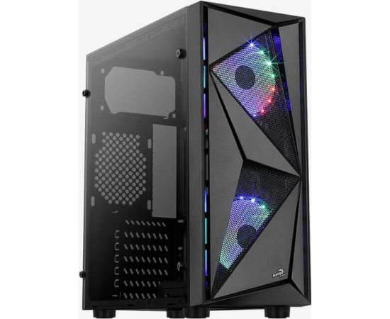 Aerocool Glider TG, tower case (black, tempered glass)