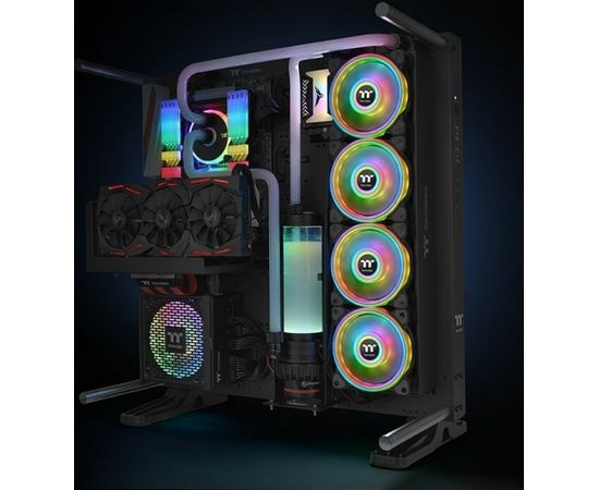 Thermaltake Riing Quad 14 RGB 3erP. black 140x140x25