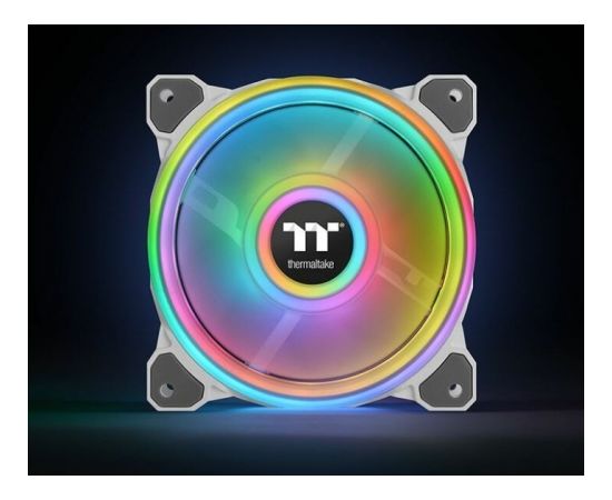 Thermaltake Riing Quad 12 RGB 3erP. white 120x120x25