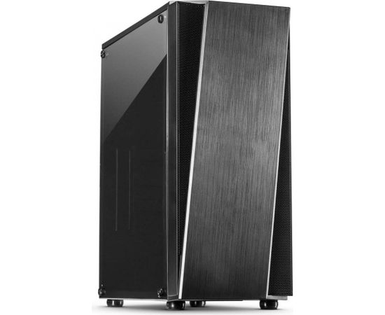 Inter-Tech T-11 TELEVEN, tower case (black, side part made of acrylic glass)