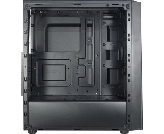 Inter-Tech T-11 TELEVEN, tower case (black, side part made of acrylic glass)