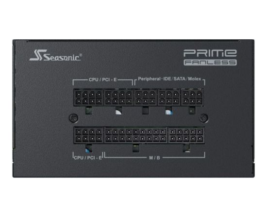 Seasonic Fanless PRIME PX-500 500W PC power supply (black, 2x PCIe, cable management)