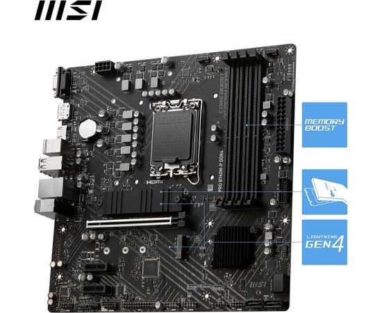 MSI B760M-P DDR4, motherboard - 1700