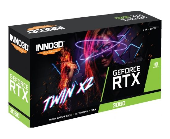 Inno3D GeForce RTX 3060 Twin X2 NVIDIA 8 GB GDDR6