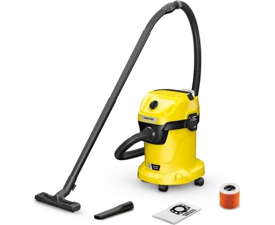 Sausās un mitrās tīrīšanas putekļsūcējs Karcher WD 3-18 V-17/20 YYY INT