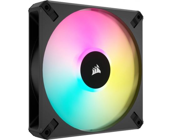 Corsair iCUE AF140 RGB ELITE 140 mm PWM, case fan (black, 2-pack, incl. controller) Korpusu dzesēšana