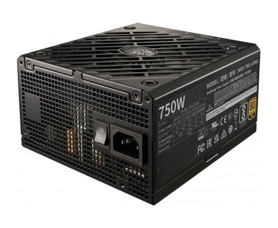 Cooler Master V750 Gold I Multi 750W, PC power supply (black, 4x PCIe, cable management, 750 watts) Datoru barošanas bloki