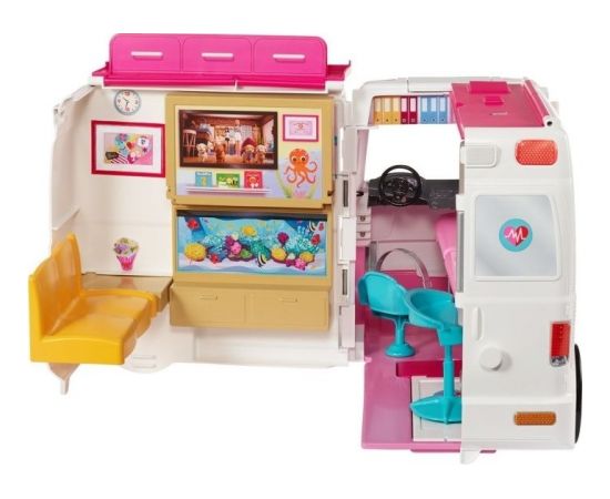 Mattel Barbie 2-in-1 ambulance play set (with light & noise)