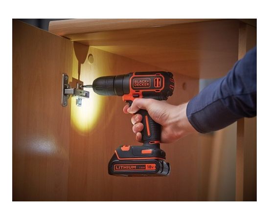 Black&Decker BDCDC18K-QWBlack + Decker BDCDC18K-QW 18 V Cordless Drill with Battery Charger 3 h