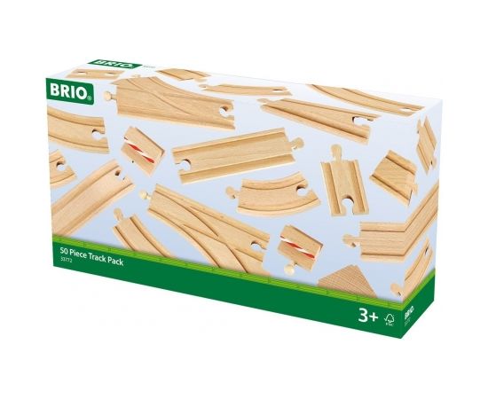 BRIO Railway Large rail assortment 50 T - 33772