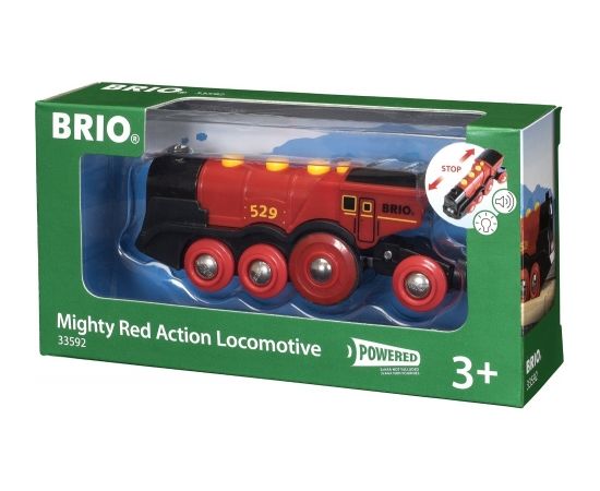 BRIO Mighty Red Action Locomotive 2013 (33592)