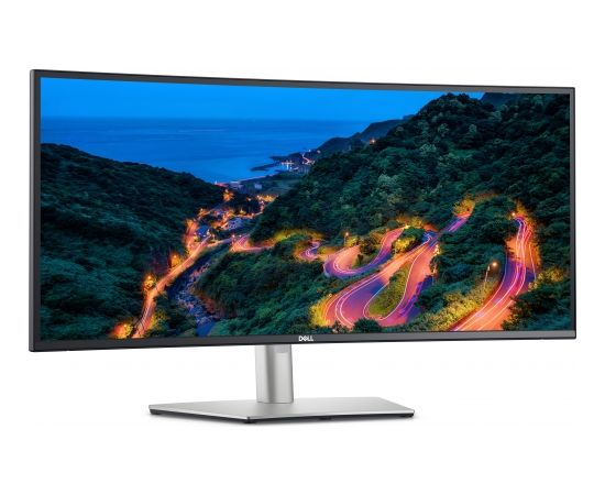 Dell Curved USB-C Hub Monitor  U3423WE 34.14 ", IPS, WQHD, 3440 x 1440, 21:9, 5 ms, 300 cd/m², White, 60 Hz, HDMI ports quantity 2