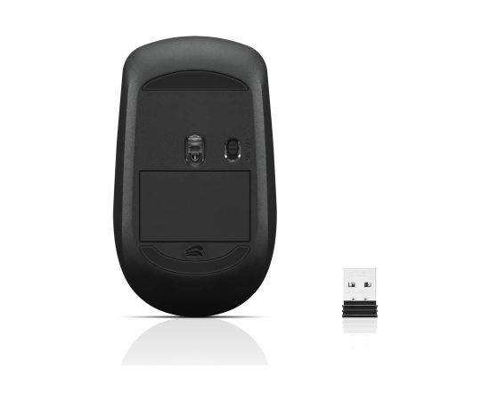 Lenovo 400 Wireless mouse, 2.4 GHz Wireless via Nano USB, Black