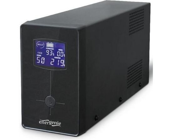 EnerGenie UPS with USB and LCD display, Black 850 VA, 510 W, 220 V
