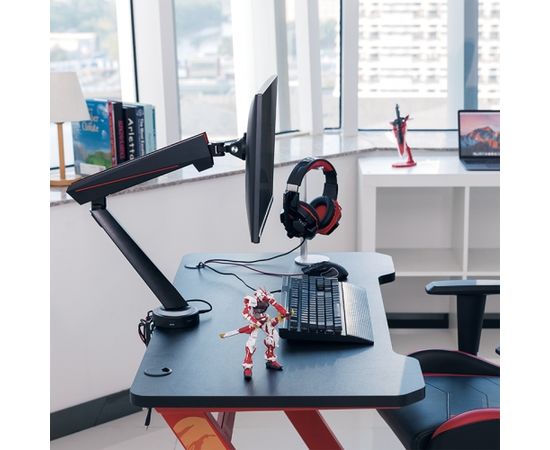 Logilink Gaming Monitor Mount BP0091 17-32 ", Maximum weight (capacity) 8 kg, Black/Red