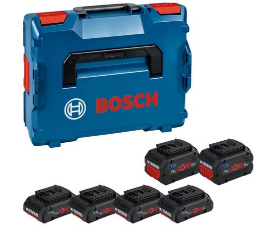 BOSCH Akumulatoru komplekts, 4x4.0Ah ProCORE18V + 2x8.0Ah ProCORE18V 1600A02A2T