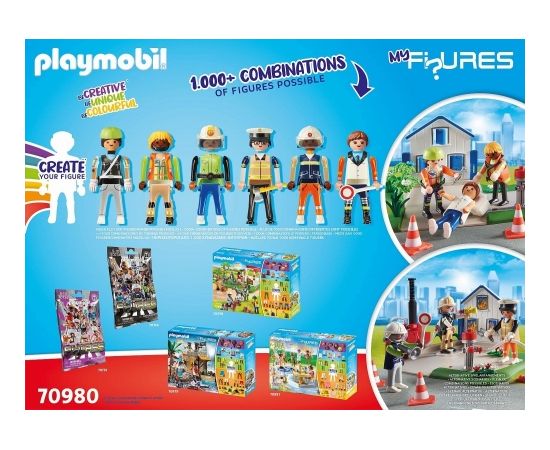 PLAYMOBIL 70980 My Figures: Rescue Mission, construction toy