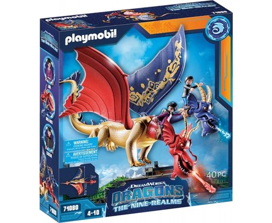 PLAYMOBIL 71080 Dragons: The Nine Realms - Wu & Wei, construction toy