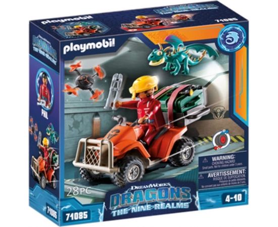 PLAYMOBIL 71085 Dragons: The Nine Realms - Icaris Quad & Phil Construction Toy