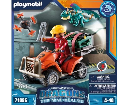 PLAYMOBIL 71085 Dragons: The Nine Realms - Icaris Quad & Phil Construction Toy