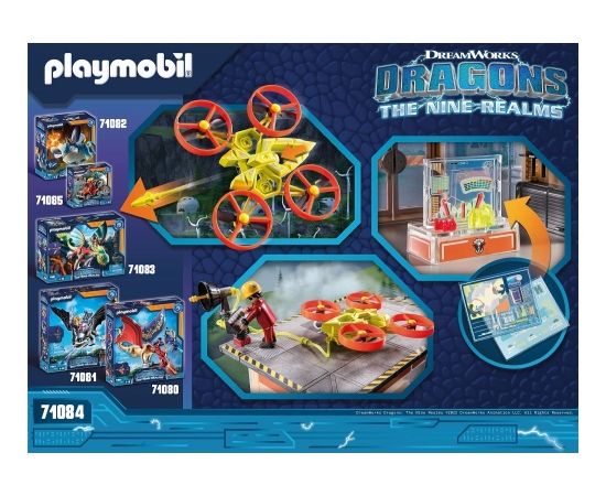 PLAYMOBIL 71084 Dragons: The Nine Realms - Icaris Lab Construction Toy