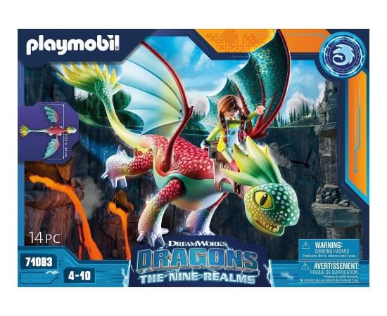 PLAYMOBIL 71083 Dragons: The Nine Realms - Feathers & Alex, construction toy